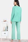 Zivame Maternity Desi Drama Knit Cotton Pyjama Set - Florida Keys — thumbnail 3